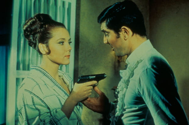 Diana Rigg et George Lazenby dans "Au Service de Sa Majesté"