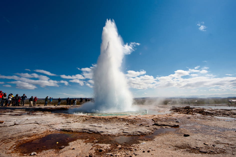 Strokkur : un geyser moins timide