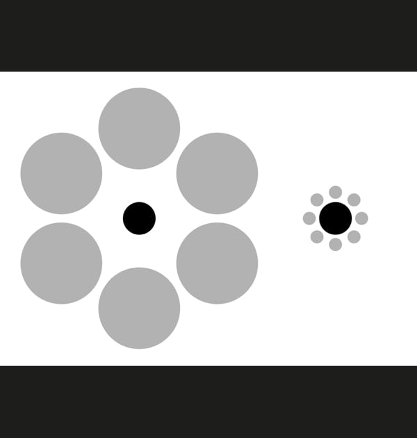 Le gros et le petit cercles
