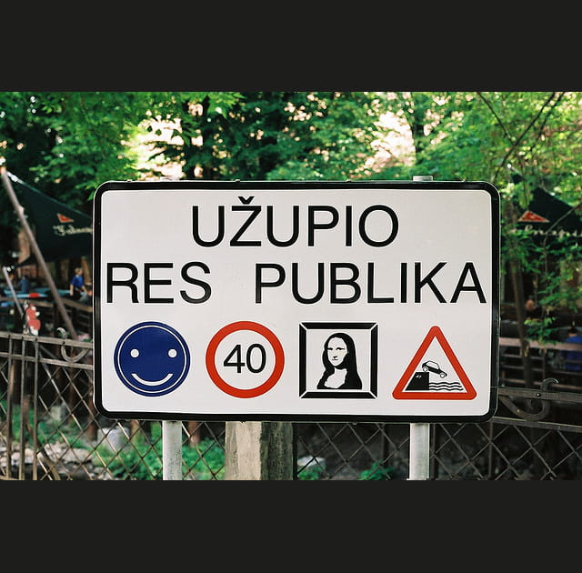 La R&eacute;publique d'Uzupis, un quartier utopique