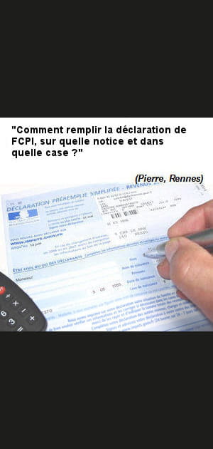 D&eacute;claration de la d&eacute;tention d'un FCPI