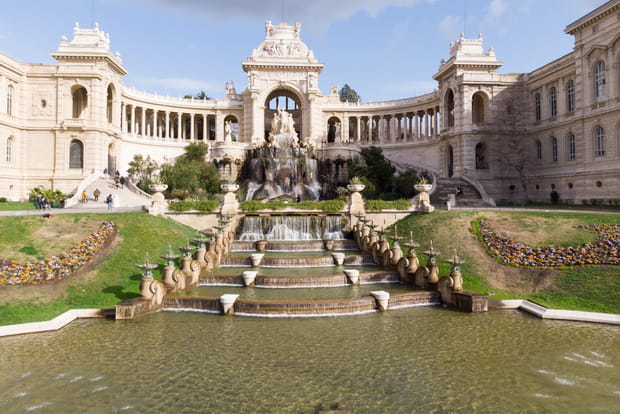 Les jardins du Palais Longchamp à Marseille