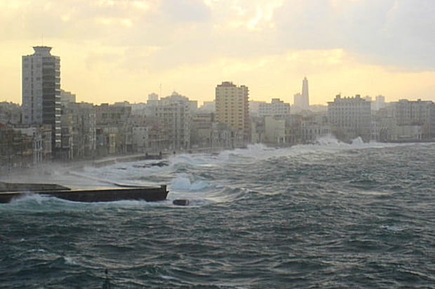 El Malecon avant l'orage
