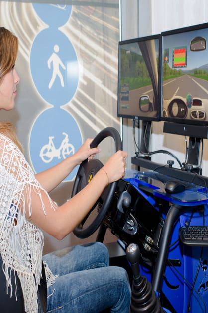 D&eacute;velopper les heures sur simulateur de conduite