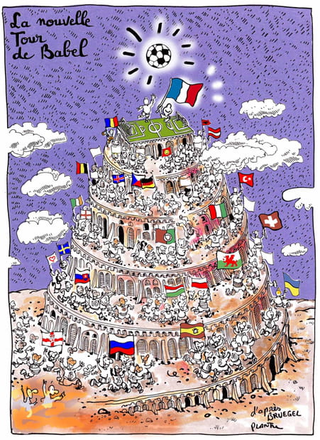 "La nouvelle tour de Babel, d'après Bruegel"