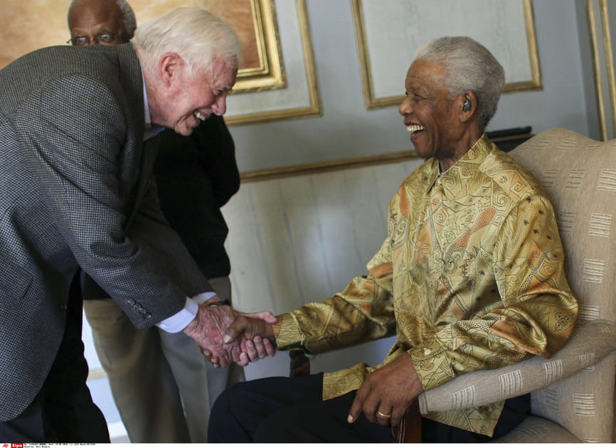 Jimmy Carter et Nelson Mandela