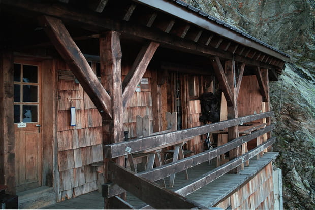 Le refuge de Plan Glacier