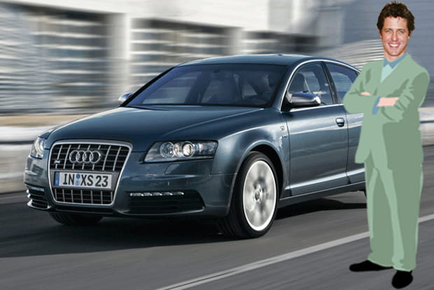 Hugh Grant en Audi S6