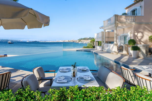 Cheval Blanc Saint-Tropez, un hôtel 5 étoiles les pieds dans l'eau