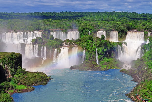 Les chutes d'Iguazú entre l'Argentine et le Brésil
