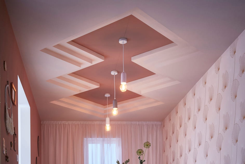 Un faux plafond structur&eacute;