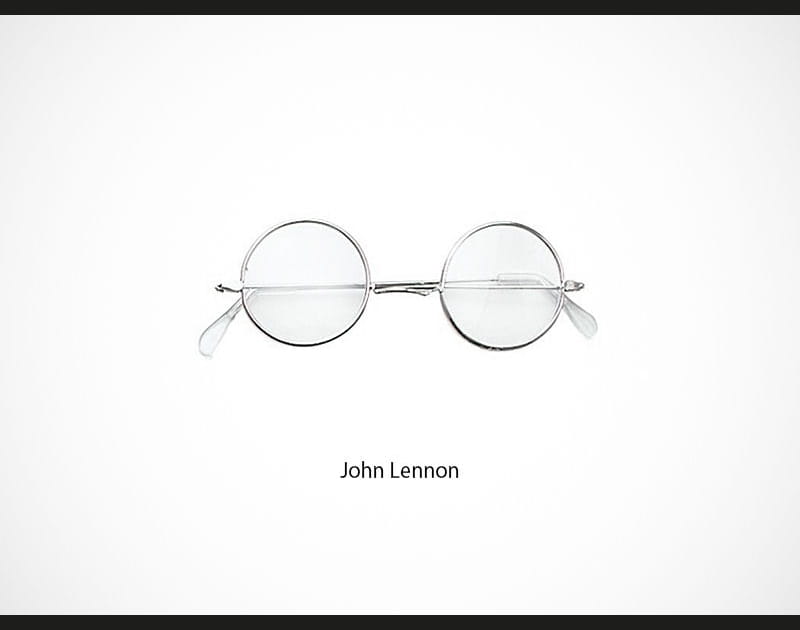 Les lunettes de John Lennon
