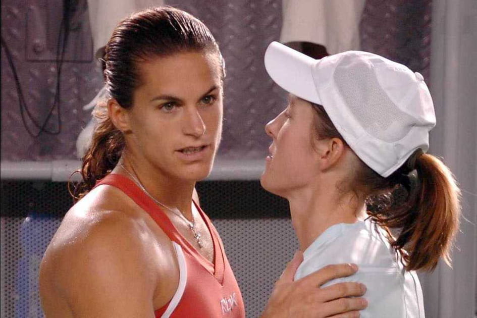 Mauresmo et H&eacute;nin &eacute;tait f&acirc;ch&eacute;es