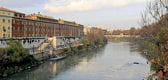 les rives du tibre, rome.
