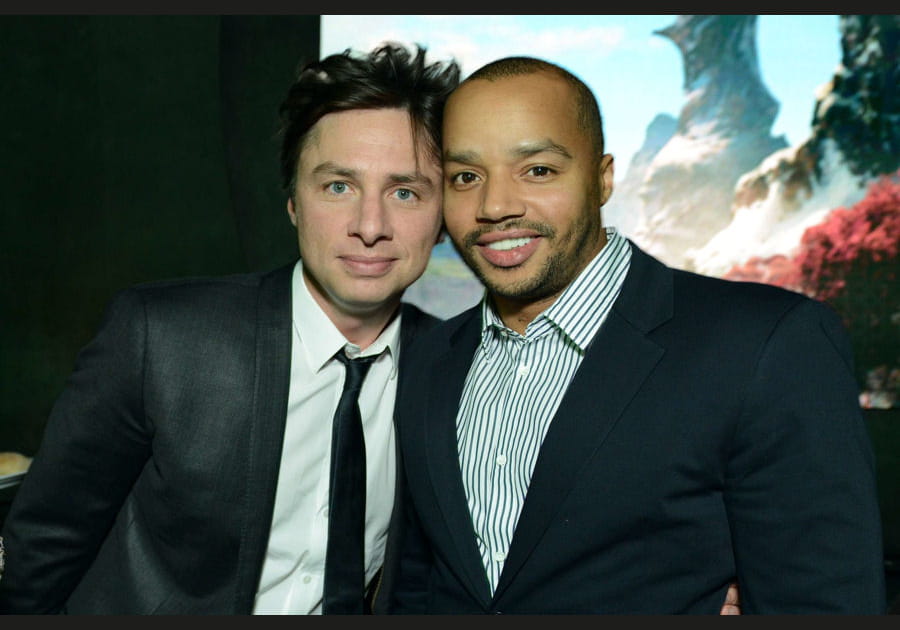 Zach Braff est le parrain du fils de Donald Faison