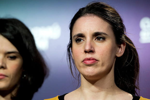 La ministre espagnole de l'Egalité Irene Montero