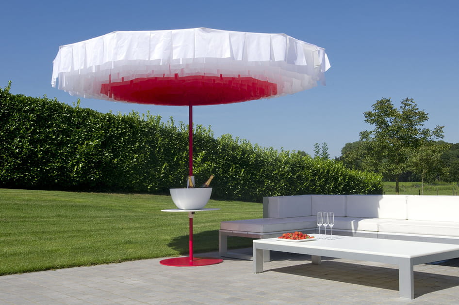 Un parasol original pour le jardin