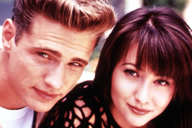 Jason Priestley et Shannen Doherty (Beverly Hills)