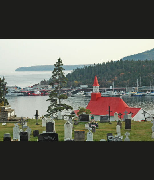 Baie de Tadoussac au Qu&eacute;bec