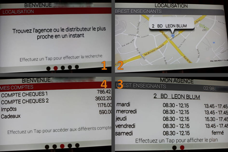 Les premiers services bancaires propos&eacute;s sur la Google Glass