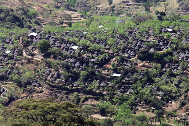 Les paysages du pays konso en Ethiopie