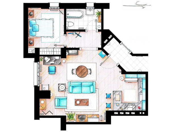 L'appartement de Jerry Seinfeld