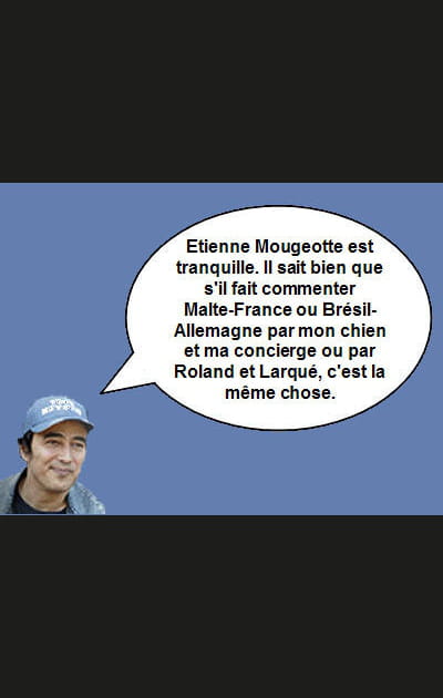 Didier Roustan sur les commentateurs de TF1