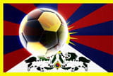 le tibet a lutté pour constituer son équipe de football.