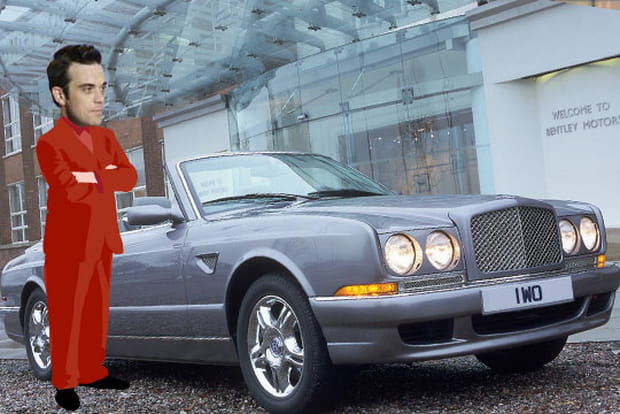 Robbie Williams est fan de marques automobiles anglaises