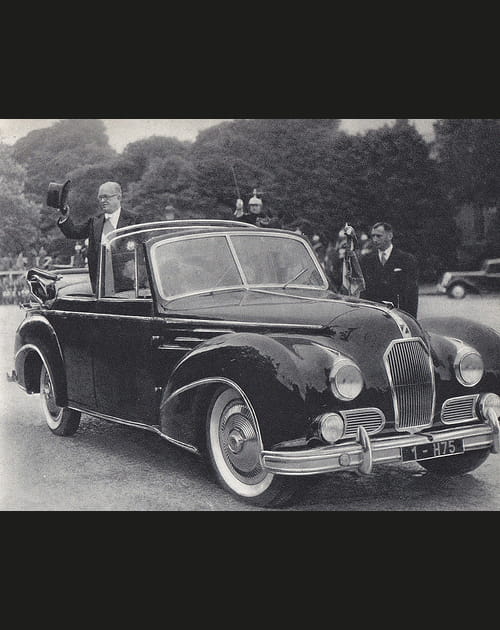 Une Talbot limousine surpuissante pour Auriol