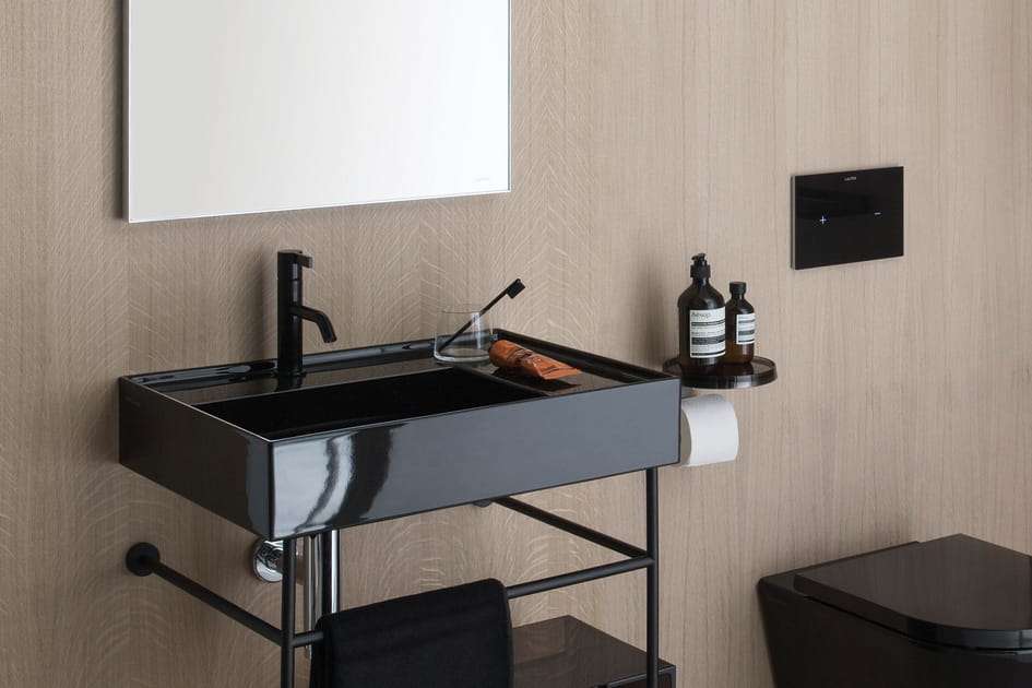 Un lavabo contemporain et fonctionnel