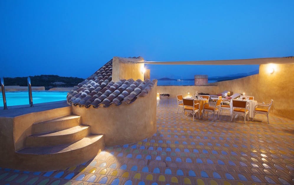 La suite pr&eacute;sidentielle de l'Hotel Cala di Volpe en Sardaigne