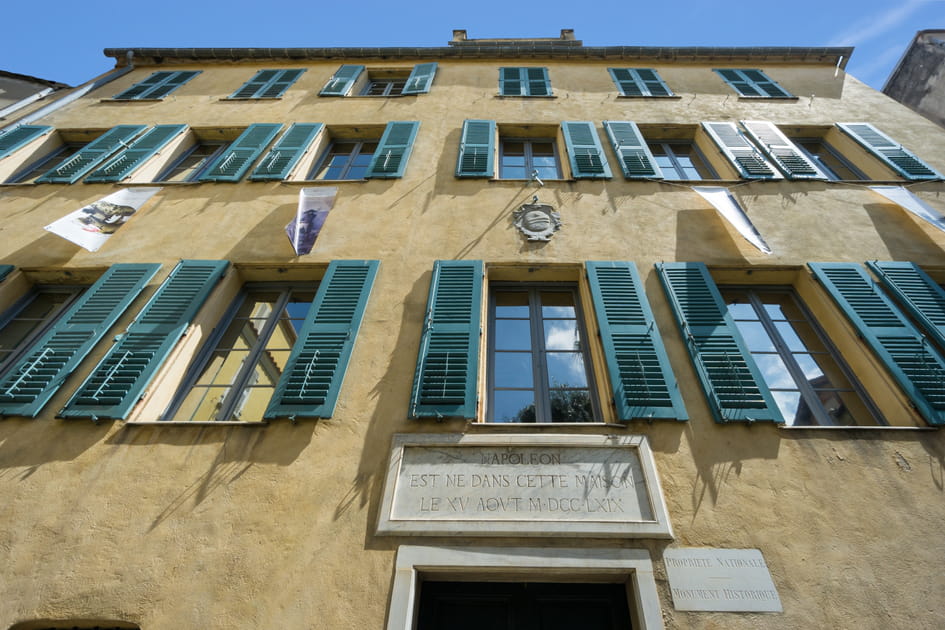 Le mus&eacute;e de la Maison Bonaparte &agrave; Ajaccio en Corse, &agrave; explorer hors-saison