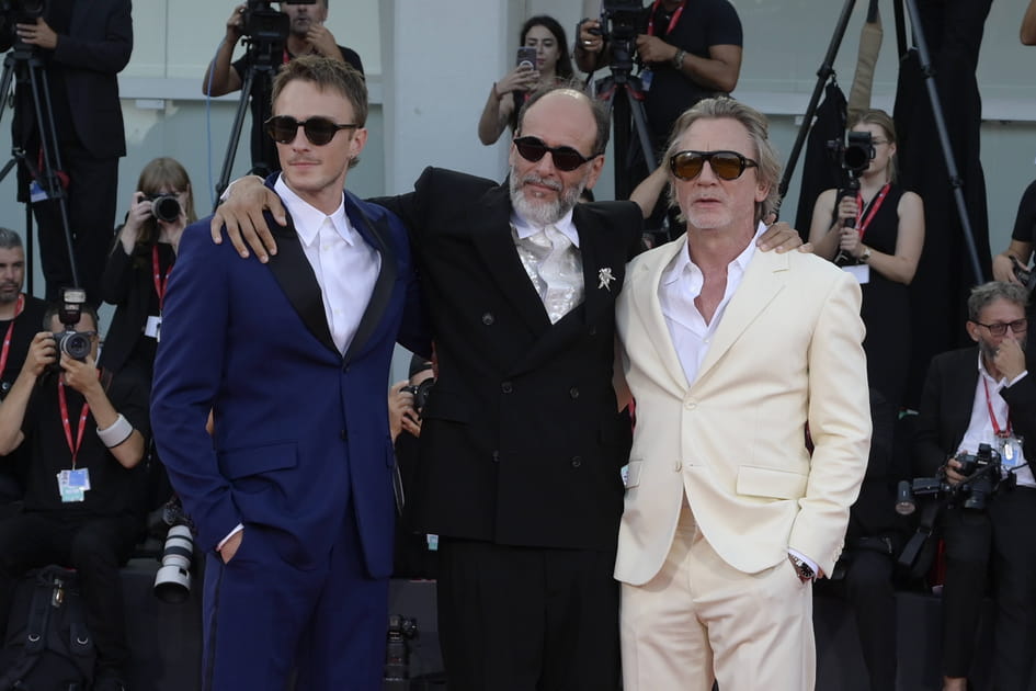 Drew Starkey, Luca Guadagnino et Daniel Craig pr&eacute;sentent le film Queer &agrave; Venise