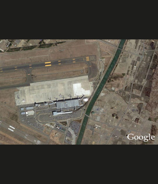 L'a&eacute;roport de Sendai aujourd'hui