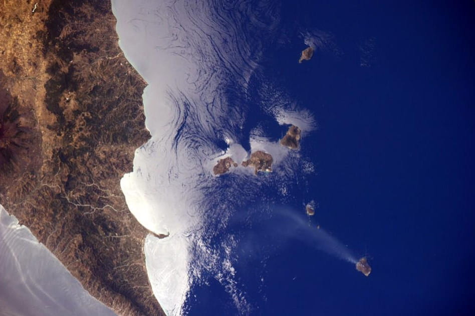 La Sicile et le volcan Stromboli