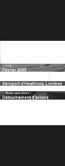 Panique &agrave; l'a&eacute;roport de Londres