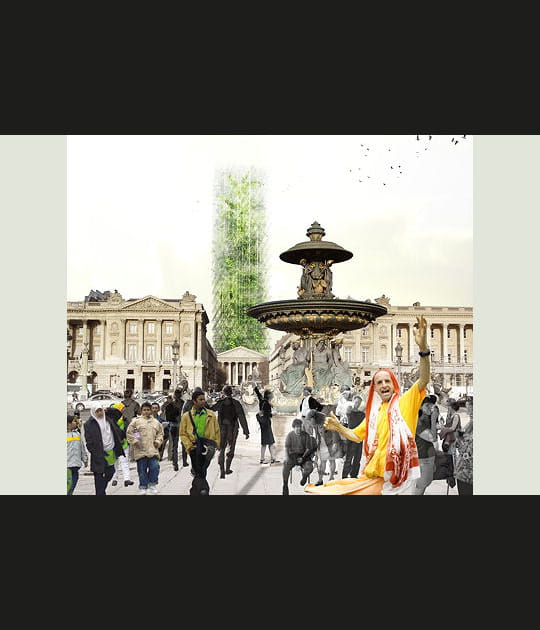 Au milieu de la ville