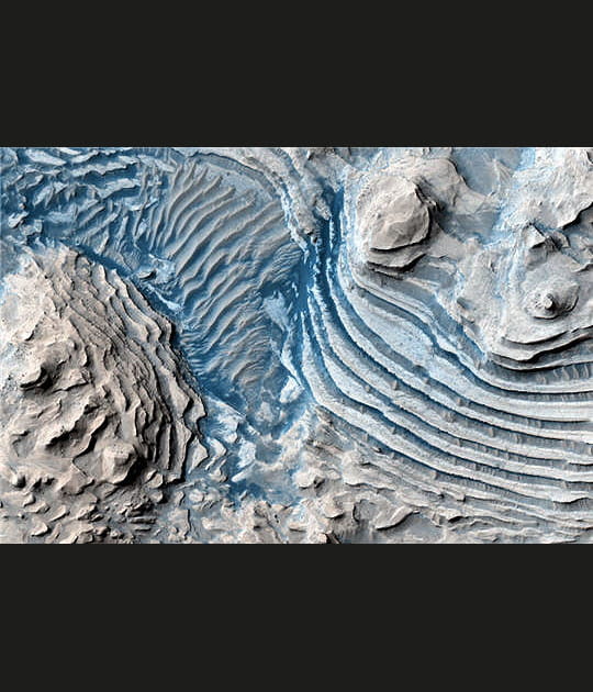 Couches successives de mati&egrave;re