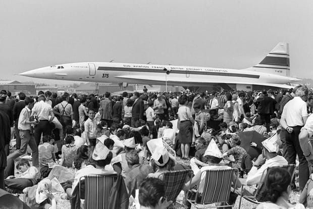 Le prototype Concorde 001 en 1969