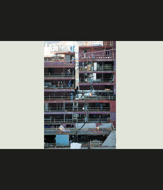 Une tranche du paquebot