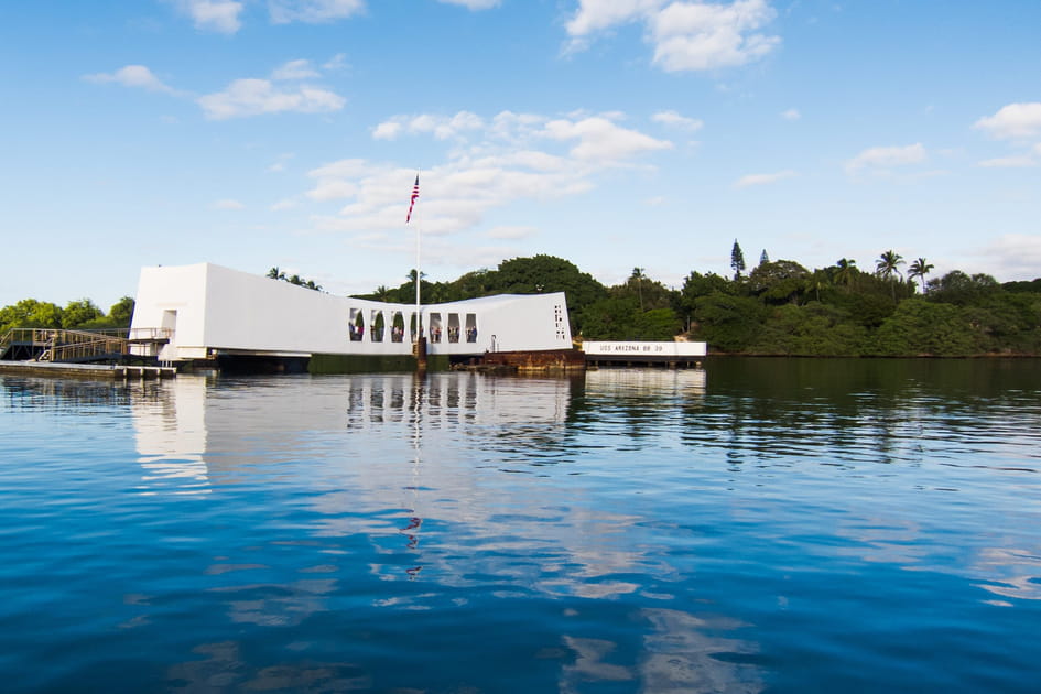Le m&eacute;morial de l'USS Arizona