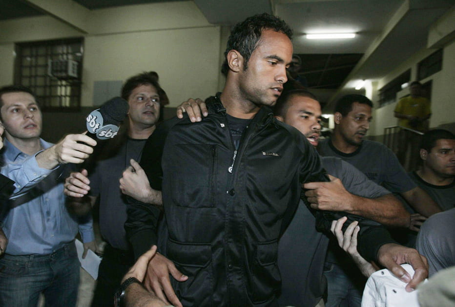 Bruno Souza en prison pour le meurtre de son ex-petite-amie