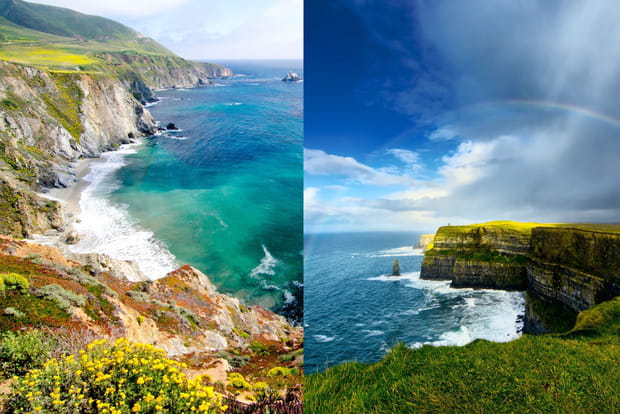 Pacific Coast aux USA... ou Wild Atlantic Way en Irlande