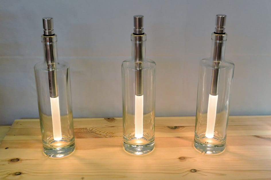 Un luminaire pour vos bouteilles