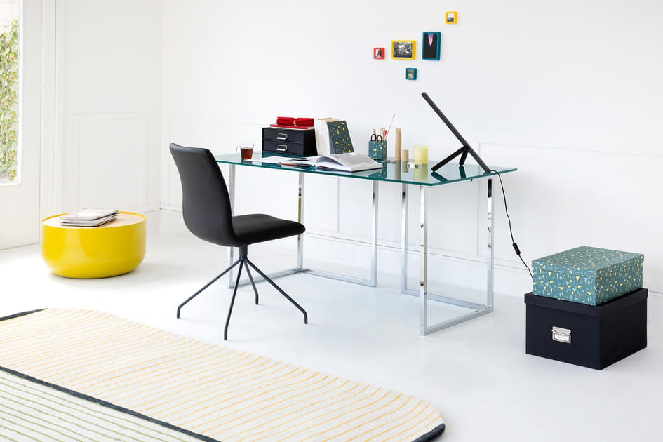 Un bureau tout en transparence