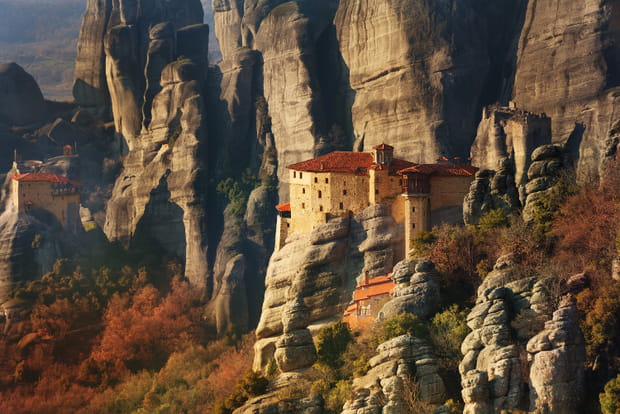 Les monastères des Météores en Grèce