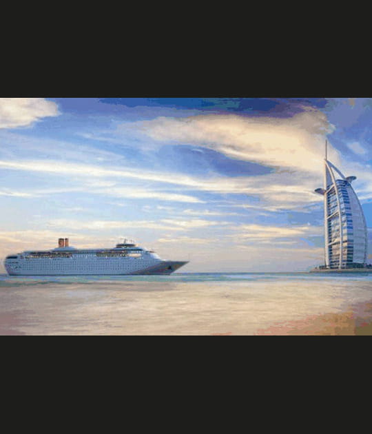 Arriv&eacute;e sur Duba&iuml;