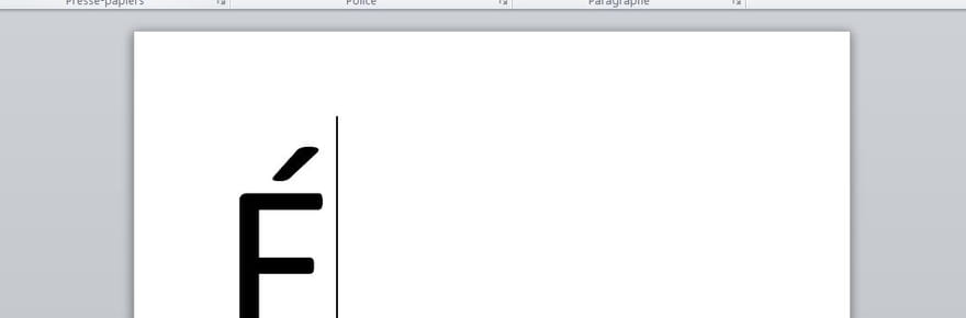 Comment mettre un accent &agrave; une majuscule (e majuscule accent) sur Word