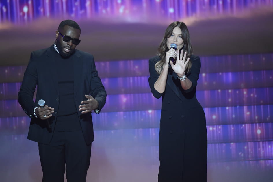 Carla Bruni et Gims font le show